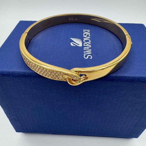 Swarovski Gold and Silver Crystal Bracelet - Picture 3 of 6